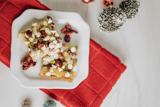 Cranberry Pistachio Magic Bars