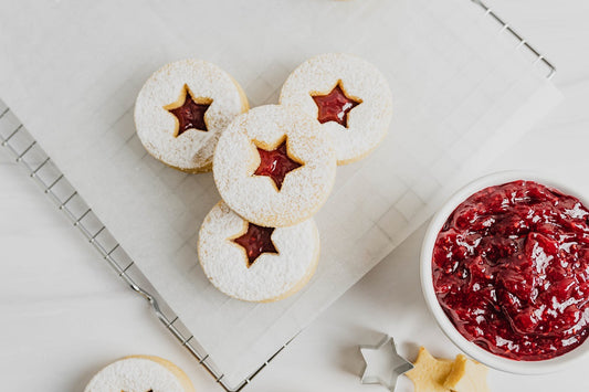Keto Linzer Sandwich Cookies