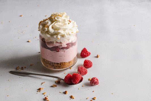 Keto Raspberry Cheesecake Parfait