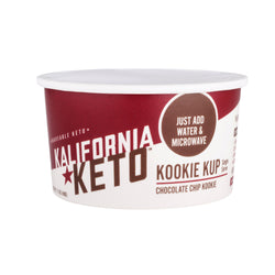 Microwaveable Keto Chocolate Chip Cookie Cup by Kalifornia Keto